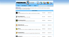Desktop Screenshot of freeware1.com
