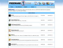 Tablet Screenshot of freeware1.com